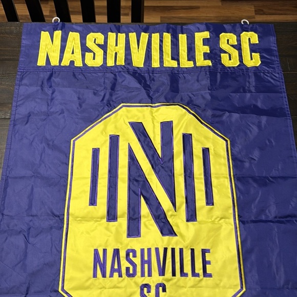 Nashville SC Applique Banner Flag Double Sided Nashville TN Soccer Club - Picture 3 of 8